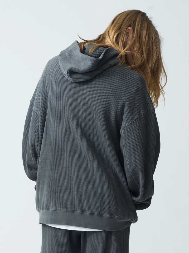 ワッフル フーディー 詳細画像 charcoal gray 3