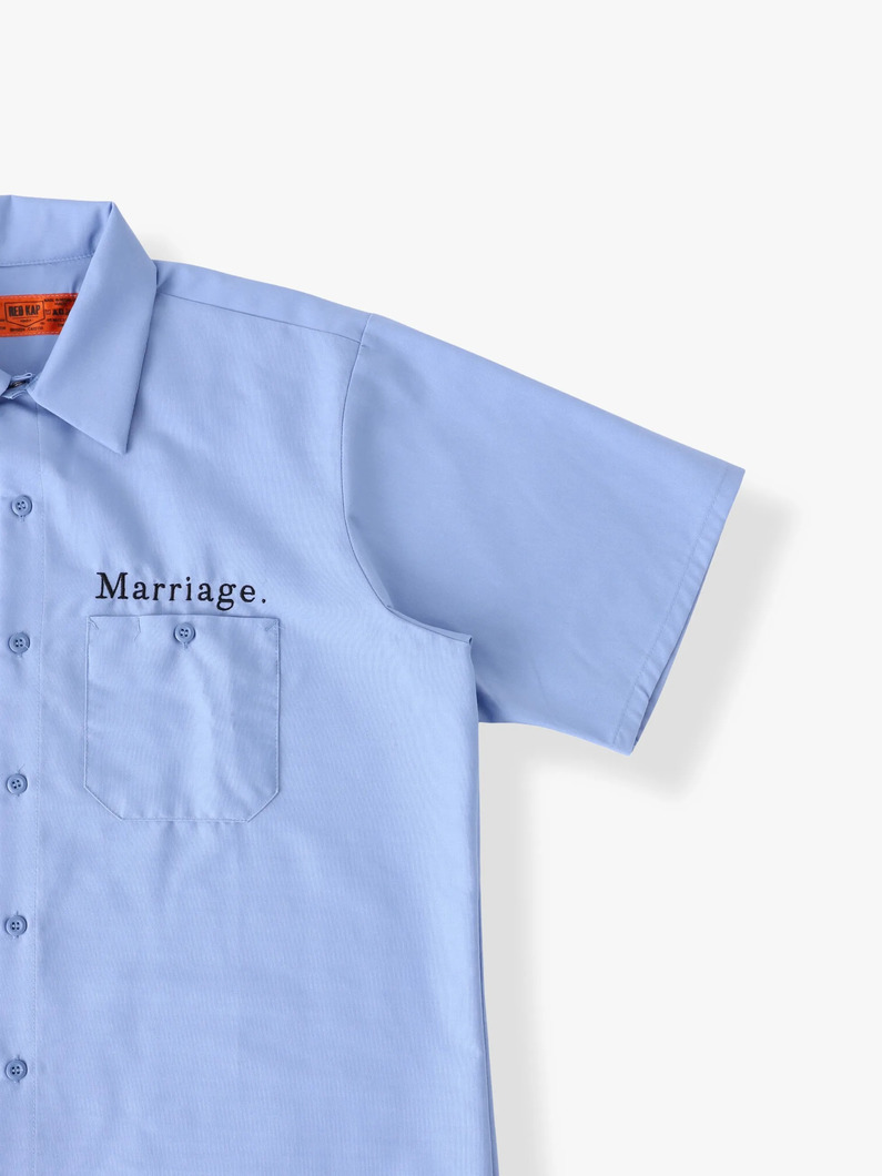 シンプリント シャツ 詳細画像 blue 2