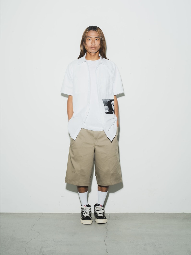 スモーキングプリント シャツ 詳細画像 white 1