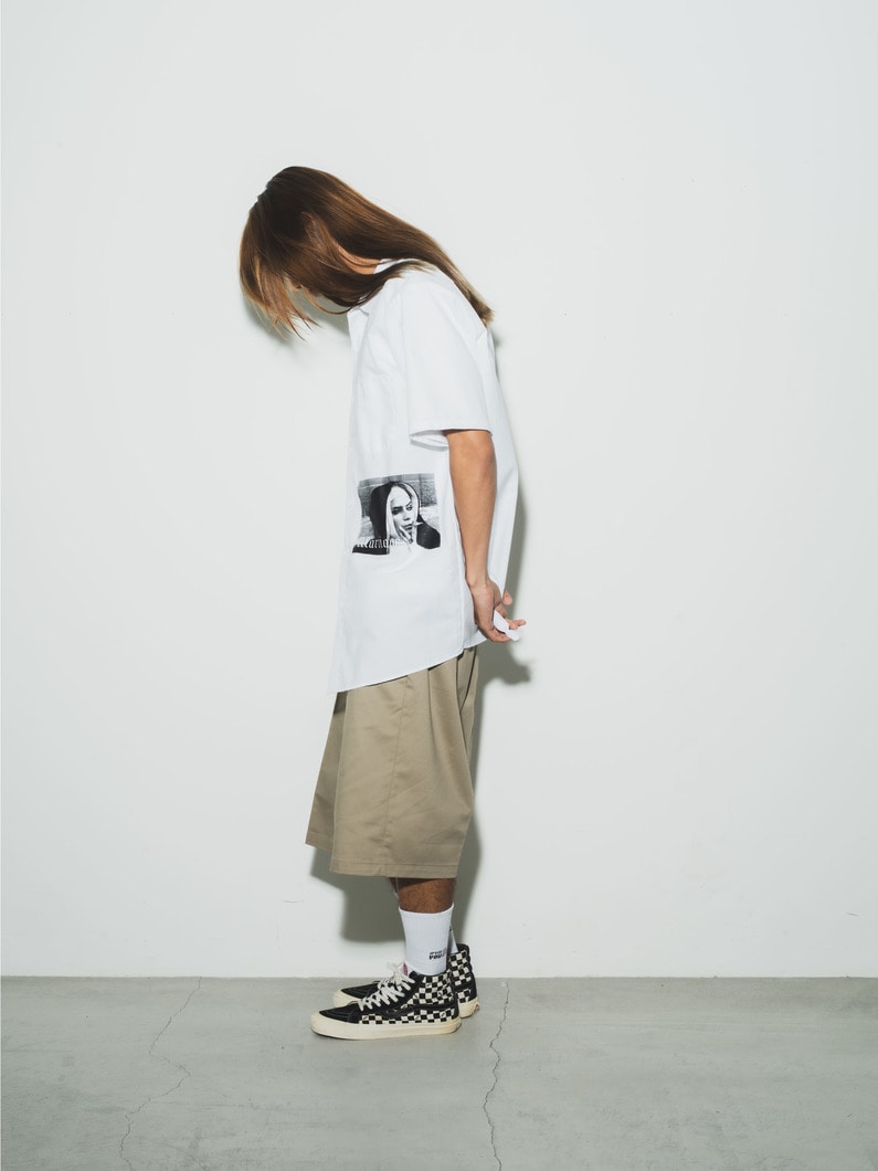 スモーキングプリント シャツ 詳細画像 white 2