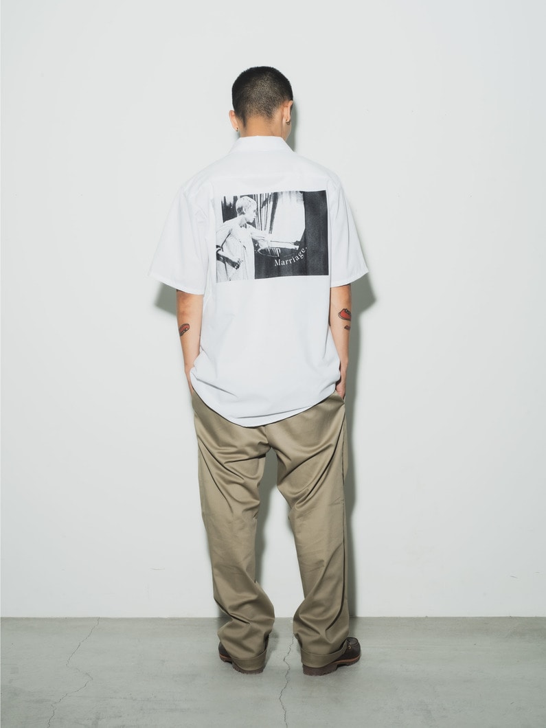 ローズマリープリント シャツ 詳細画像 white 1