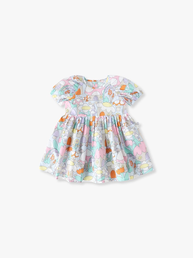 Woodland Print Short Sleeve Dress＆Bloomers Set (24month) | セットアップ 詳細画像 multi 1