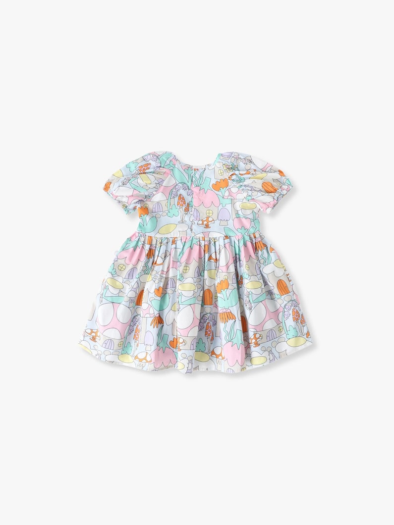 Woodland Print Short Sleeve Dress＆Bloomers Set (24month) | セットアップ 詳細画像 multi 2