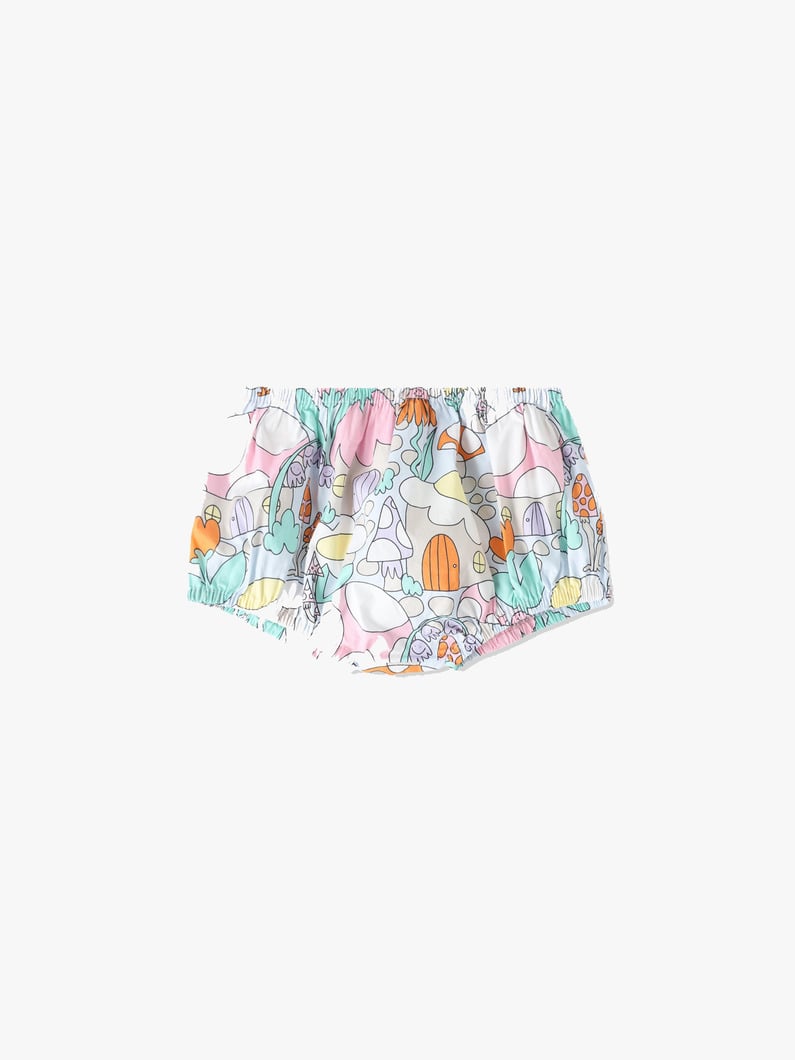 Woodland Print Short Sleeve Dress＆Bloomers Set (24month) | セットアップ 詳細画像 multi 6