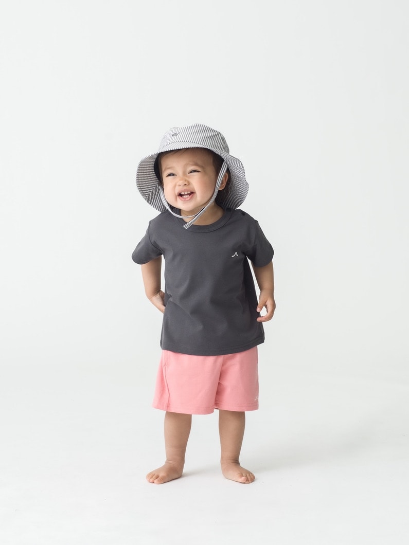 ストレッチ ジャージー ベビー ショーツ（ピンク/ブルー/グレー/70-80cm） 詳細画像 pink 2