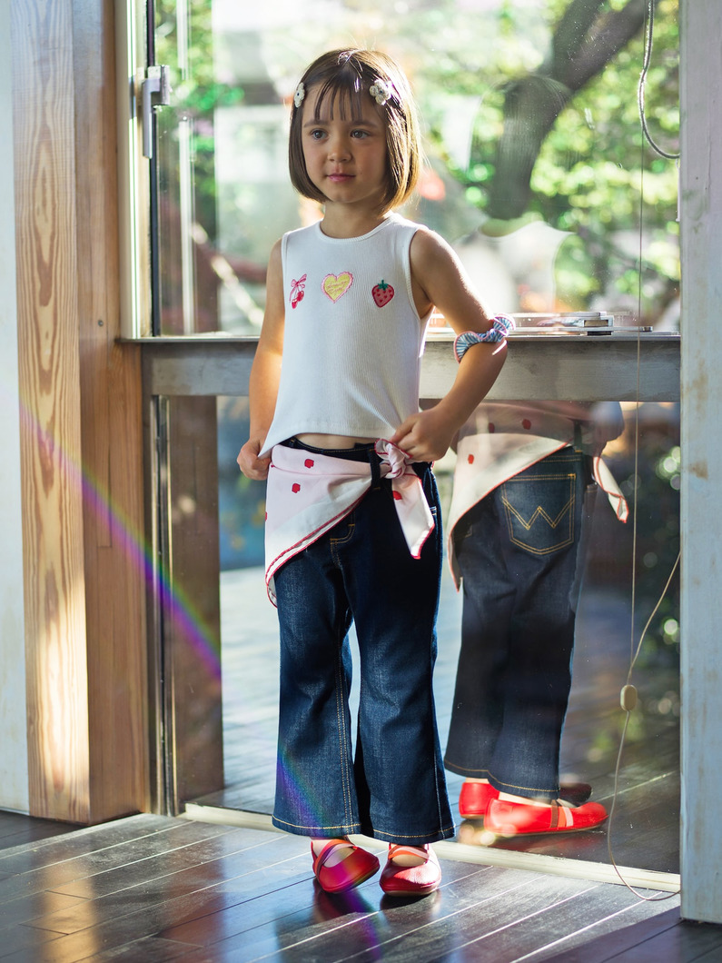 ランチャーパンツ（カーキ/ブルー/100-150cm） 詳細画像 blue 3