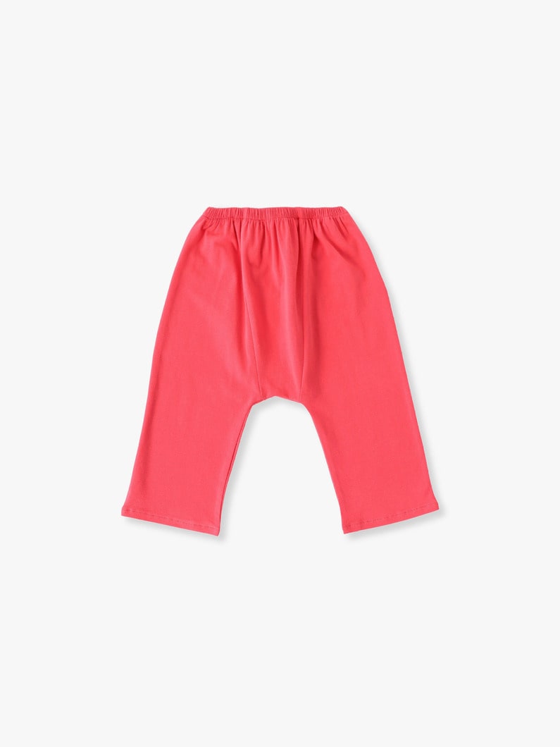 フロントシーム ベビーパンツ（レッド/ライトブルー/グレー/9-24M） 詳細画像 red 1