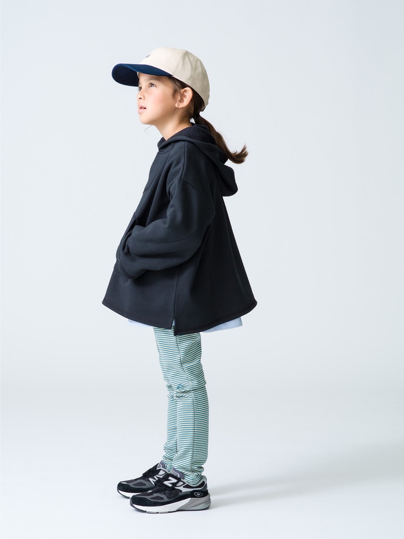 Mexican Parka (light blue/black/100-140cm) | カットソー 詳細画像 black 2