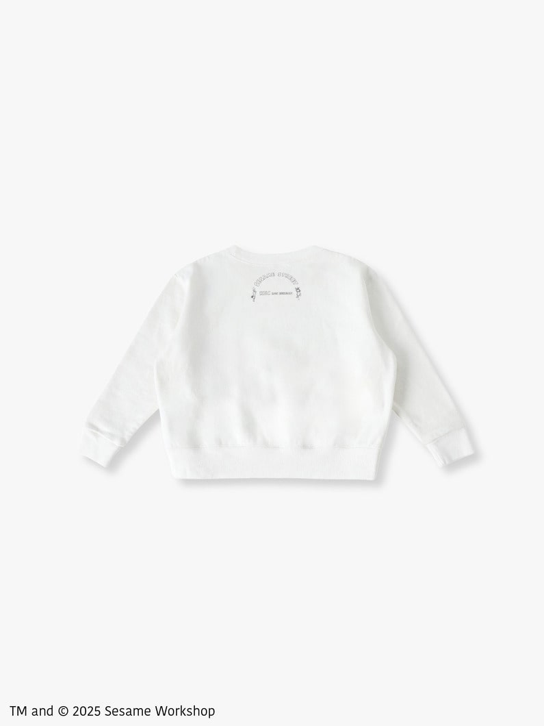 Sesame Street Sweat Shirt (white/120-150cm) | スウェット 詳細画像 white 1