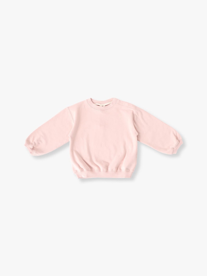 ベビー ドロップショルダー スウェットシャツ（9-24M） 詳細画像 pink 1