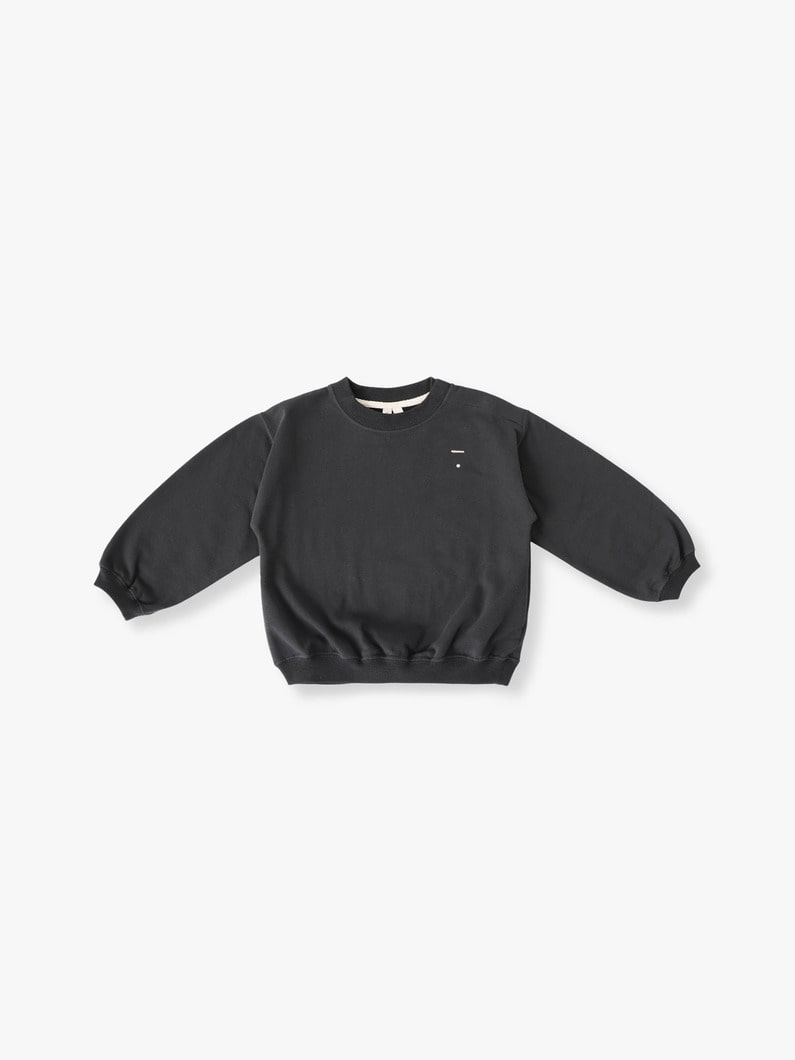 ベビー ドロップショルダー スウェットシャツ（9-24M） 詳細画像 black