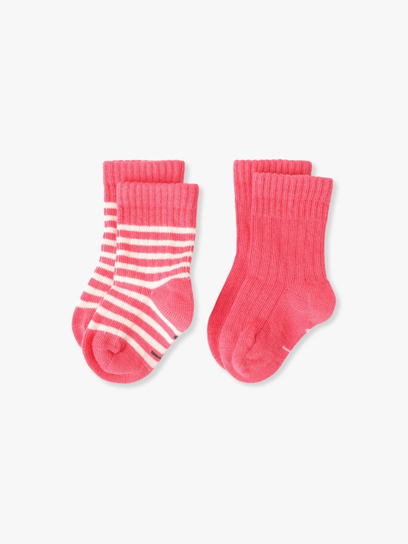 2 パック リブソックス（0-6M） 詳細画像 red