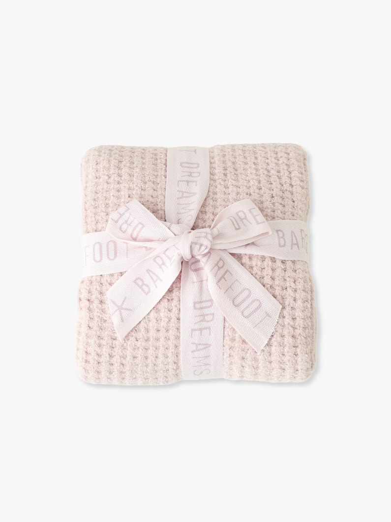 コージーシックライト ワッフル レシービング ブランケット  詳細画像 light pink