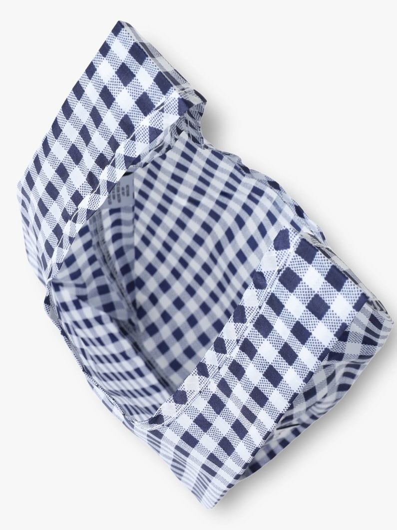 Mini Baggu (Gingham Check) 詳細画像 navy 3