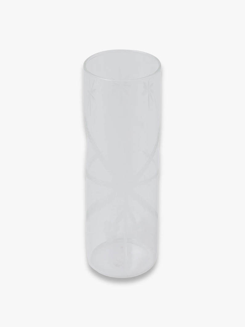 パーム クリア エッチド グラス ロング 詳細画像 clear 1