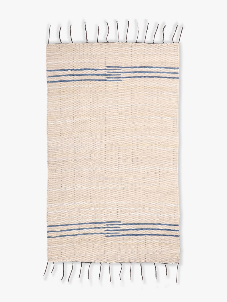 ZARA  ラグ 150x200 cm インディゴ ロンハーマン wtw ダブ インディゴ ラグ（L）｜HOME OF THE BRAVE(ホームオブザ