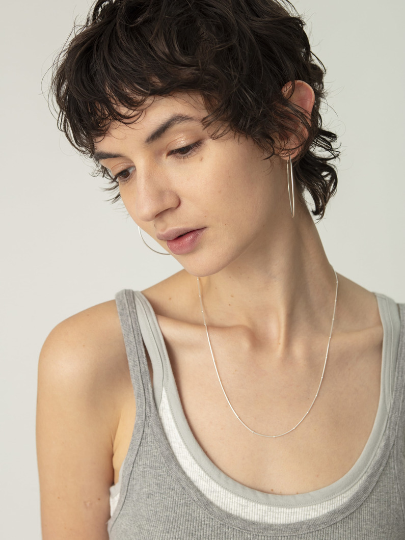 フープ ピアス（50mm） 詳細画像 silver 3