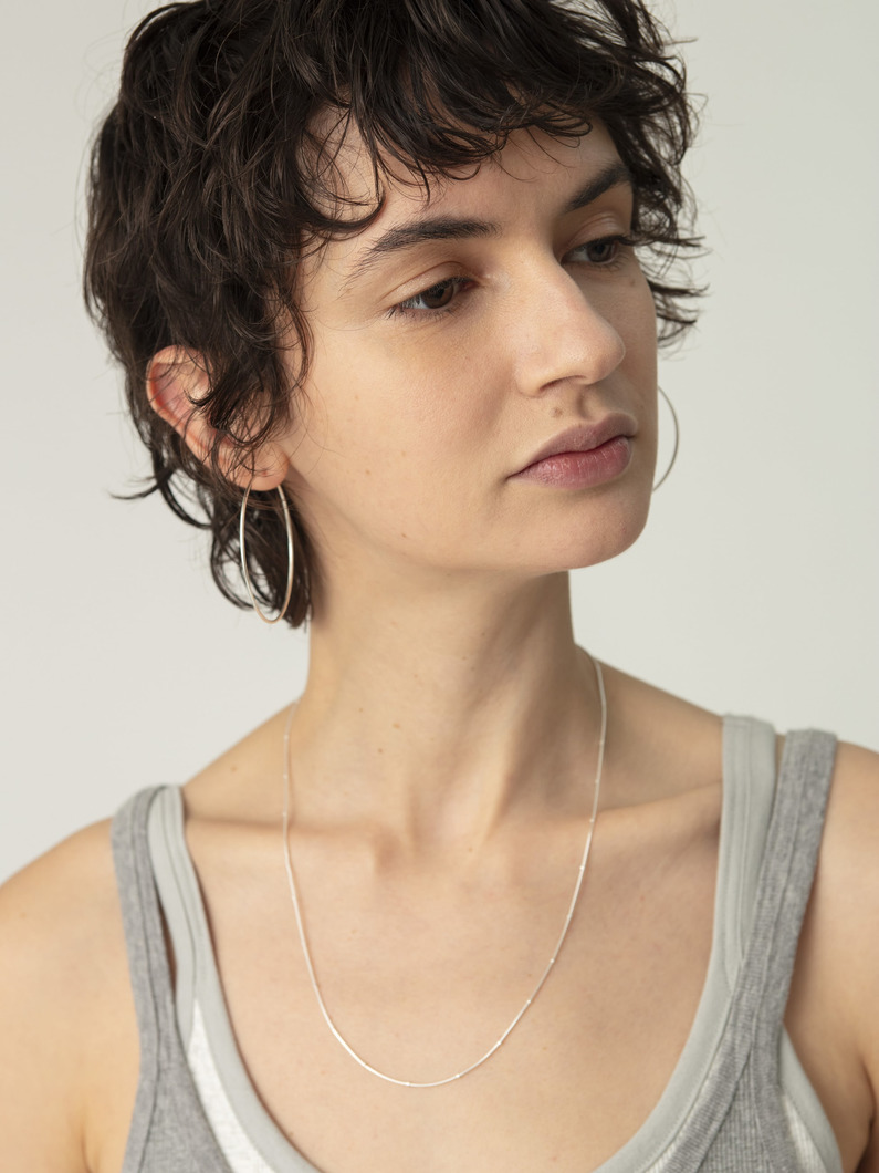 フープ ピアス（50mm） 詳細画像 silver 4