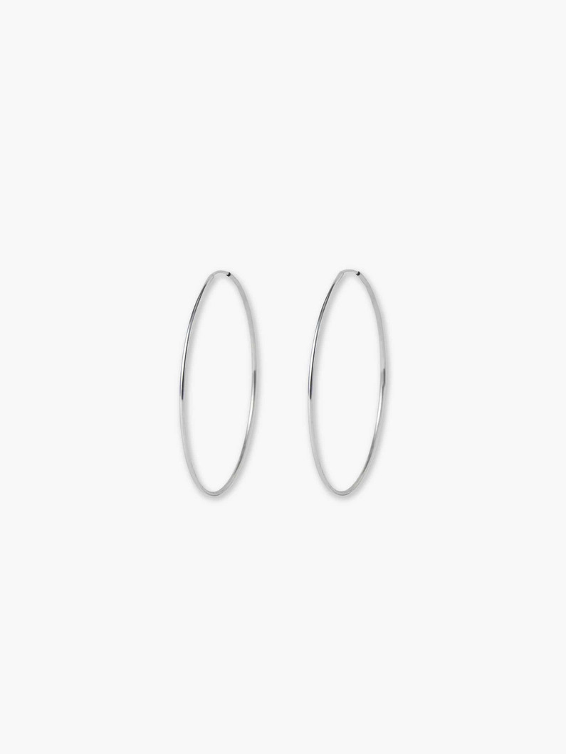 フープ ピアス（50mm） 詳細画像 silver 5