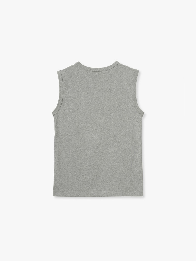 ナローネック タンクトップ 詳細画像 top gray 1