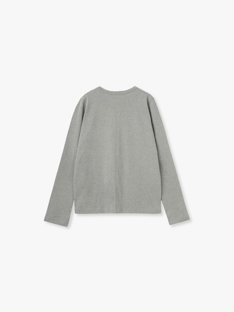 ナローネック ロングスリーブ ティー 詳細画像 white 1