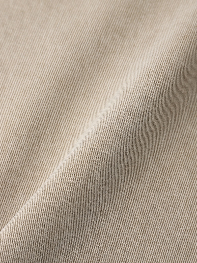 カラーデニム ダブルニー パンツ 詳細画像 beige 5