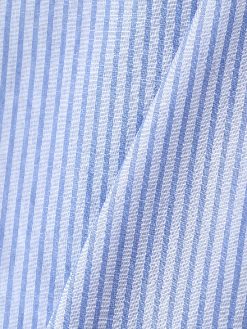 アイリーン イタリアンコットン ストライプ シャツ（ライトブルー） 詳細画像 light blue 4