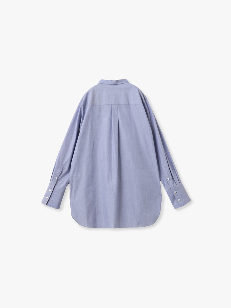 エッセンシャルコットン ボウタイ シャツ 詳細画像 dark blue 1