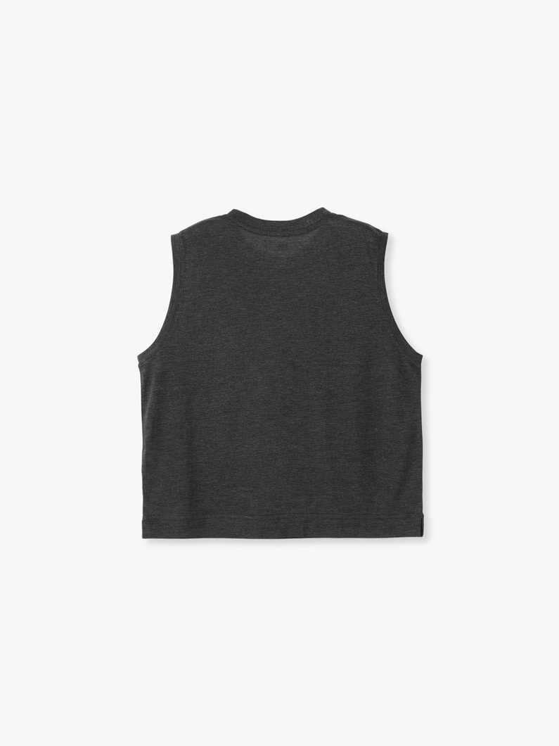 ヘザーグレー スリーブレストップ 詳細画像 gray 1