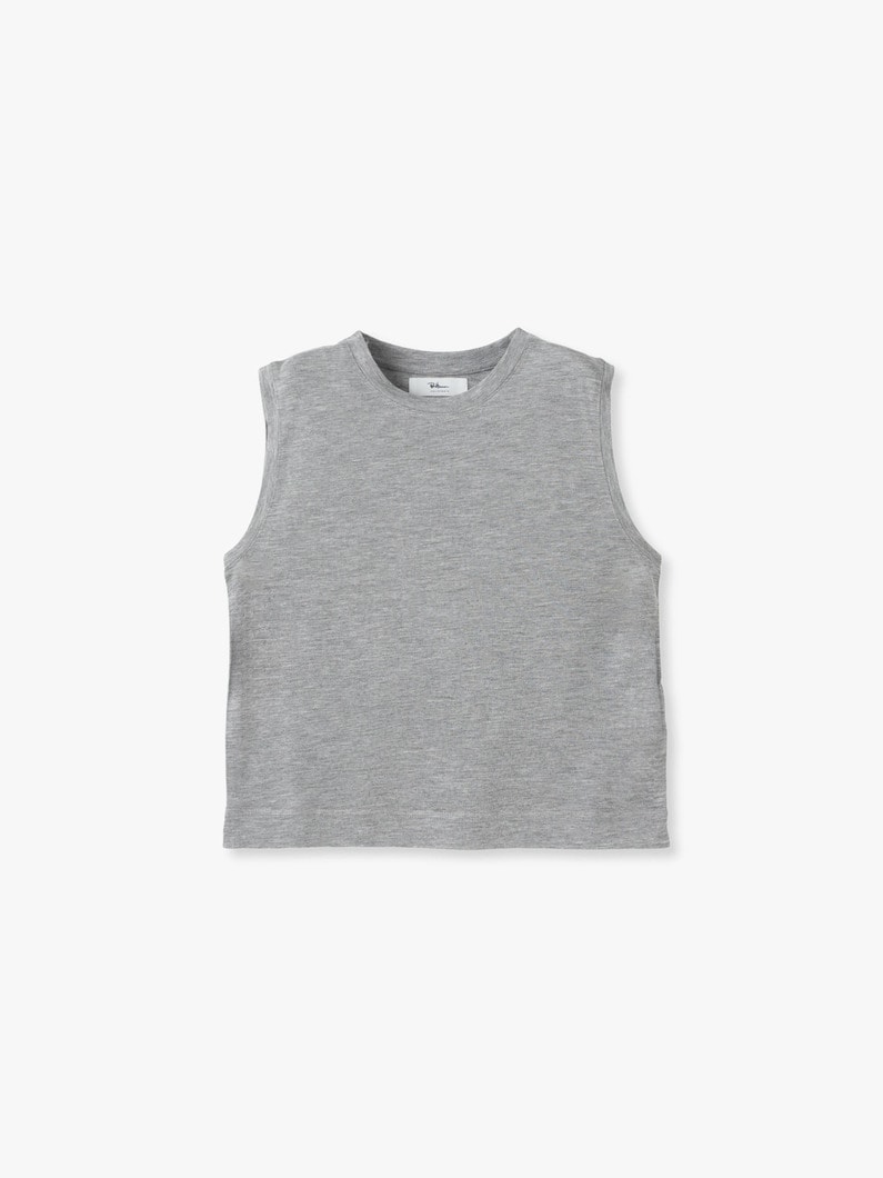 ヘザーグレー スリーブレストップ 詳細画像 gray 4