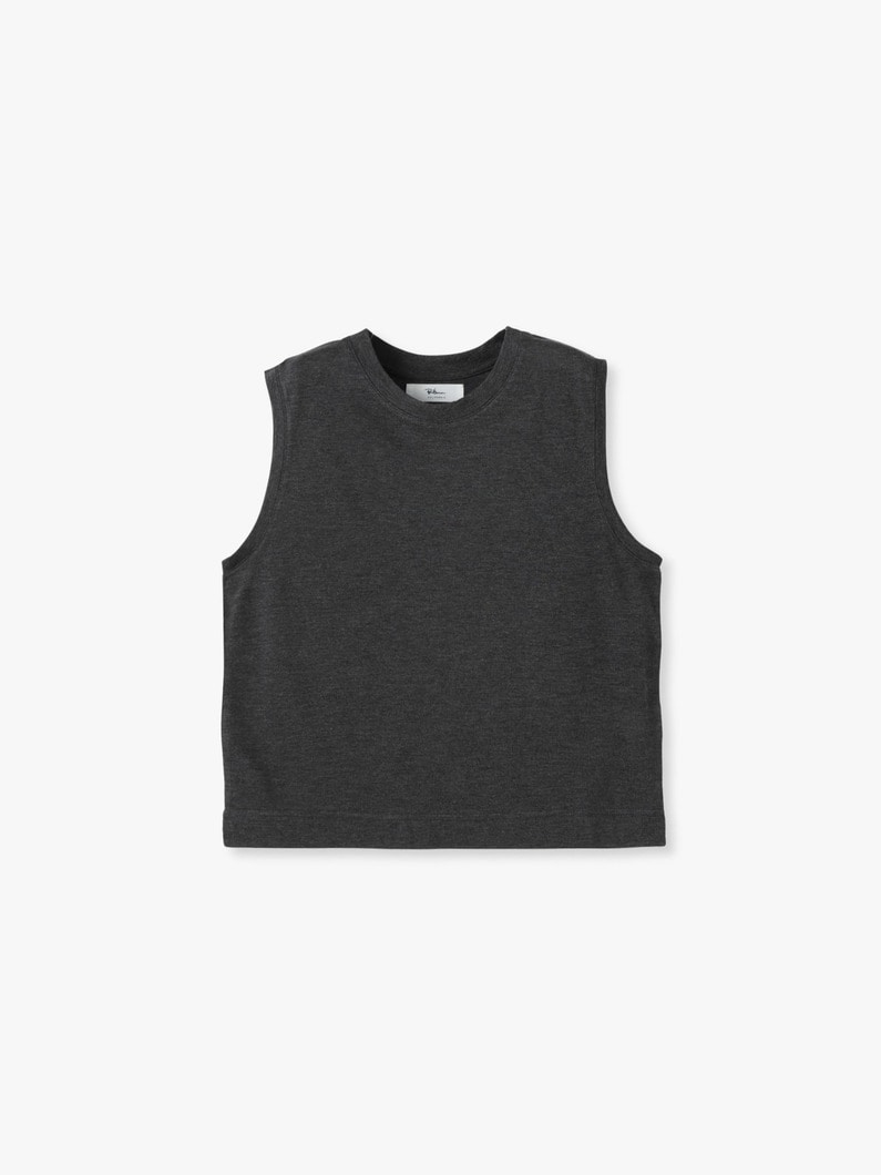 ヘザーグレー スリーブレストップ 詳細画像 charcoal gray 4