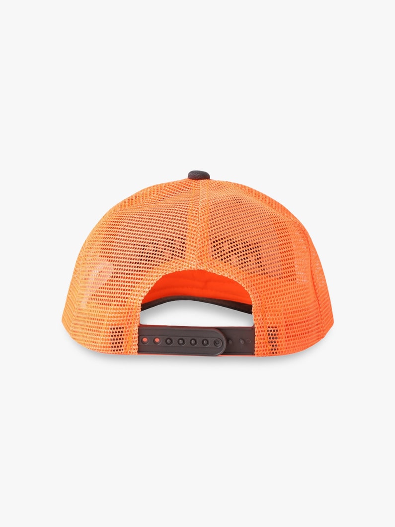 カスタム エンブロイダリー メッシュ キャップ 詳細画像 orange 2