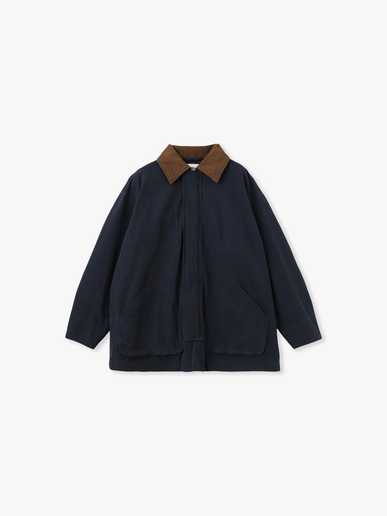 フィールド コート（ベージュ/ネイビー） 詳細画像 navy