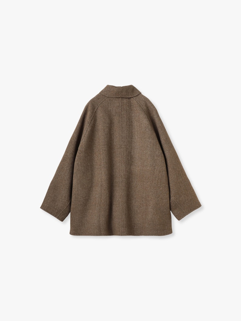 リュクスシャルムビーバー ショートコート（プレオーダー） 詳細画像 brown 1