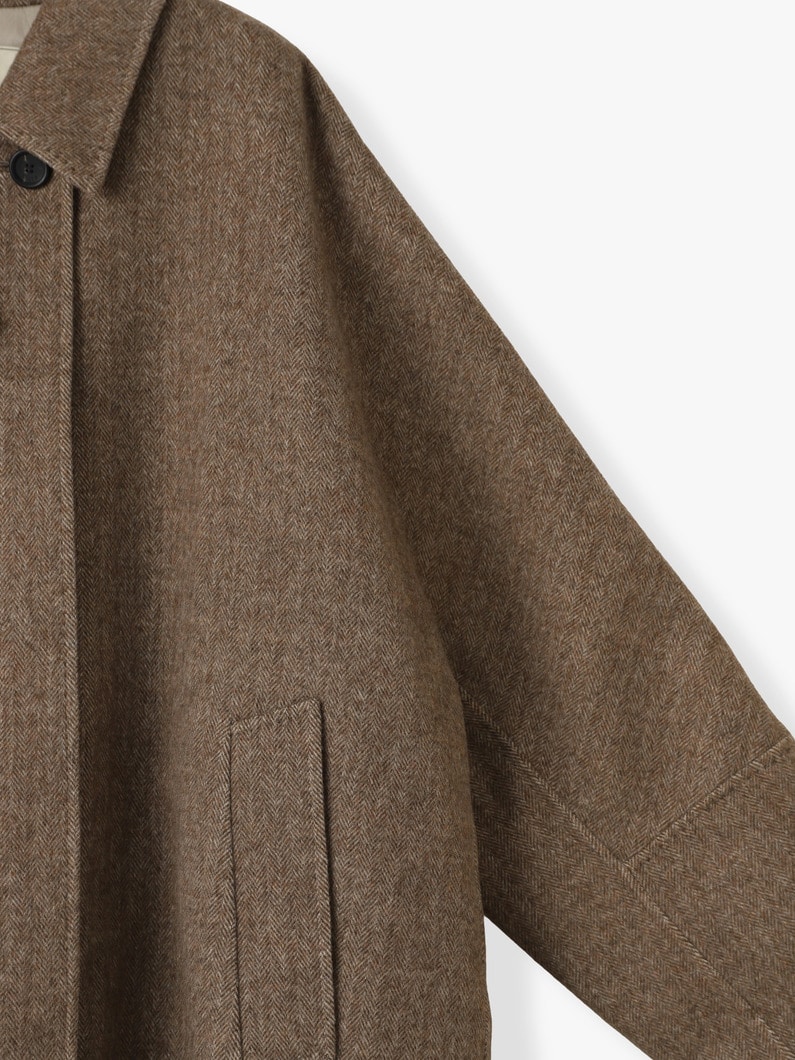 リュクスシャルムビーバー ショートコート（プレオーダー） 詳細画像 brown 2