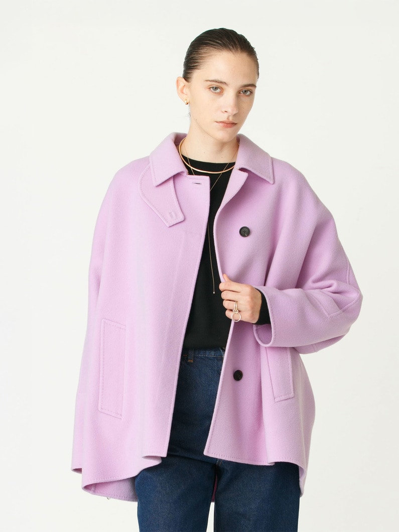 リュクスシャルムビーバー ショートコート（プレオーダー） 詳細画像 lavender 2