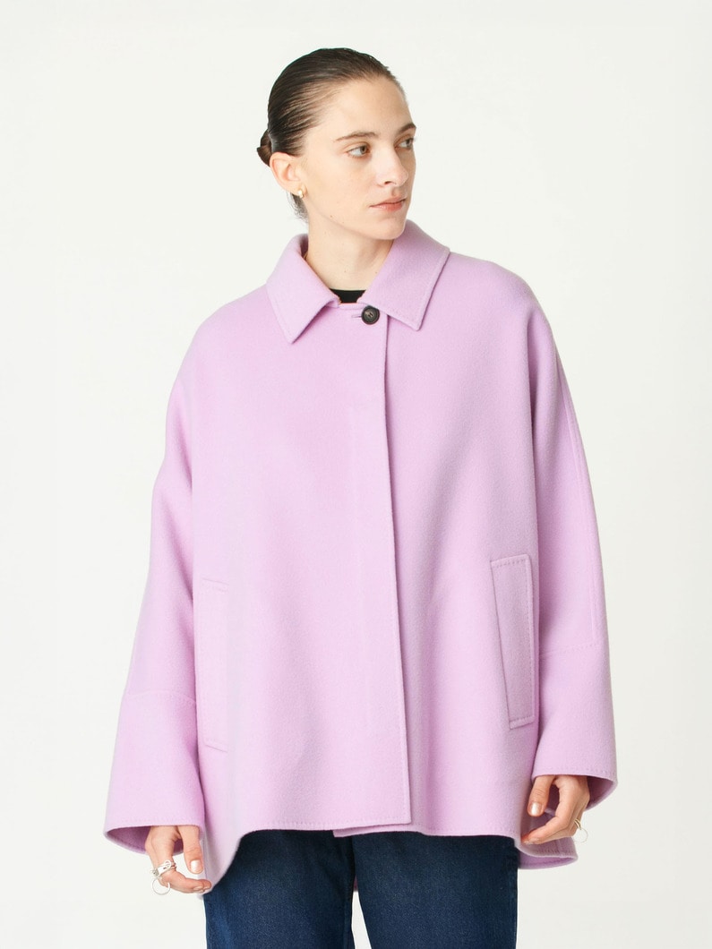 リュクスシャルムビーバー ショートコート（プレオーダー） 詳細画像 lavender 4