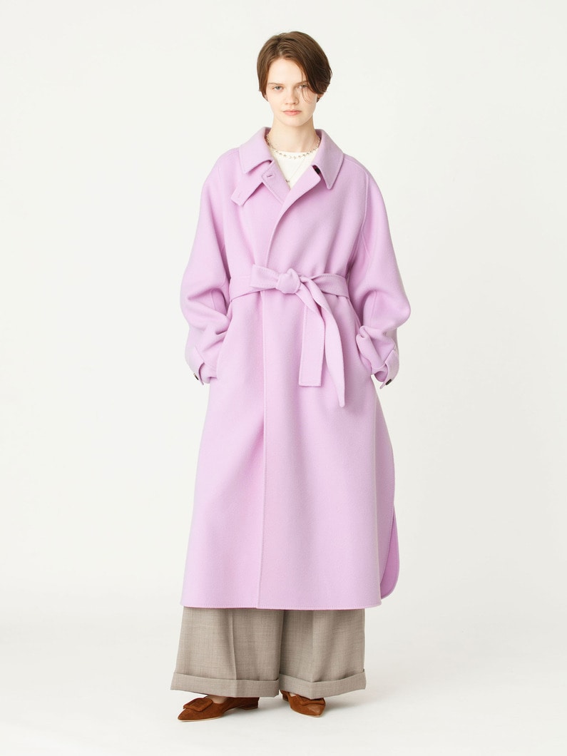リュクスシャルムビーバー ロングコート（プレオーダー） 詳細画像 lavender 2