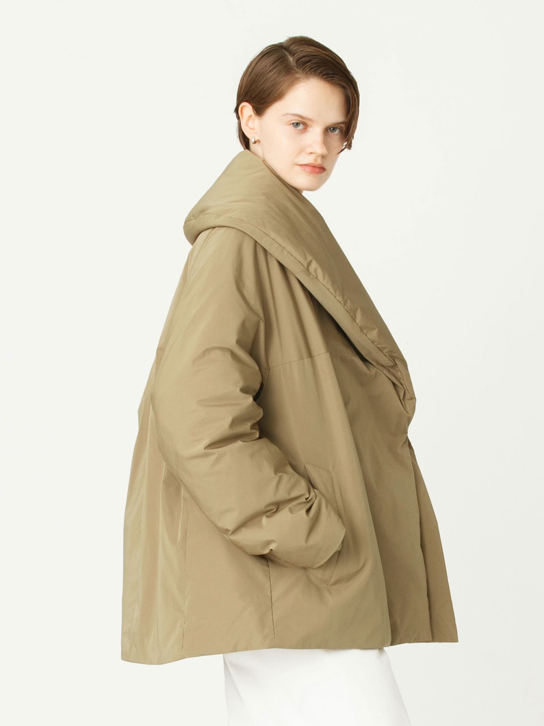 フォルムダウン ショールカラー コート（ベージュ）（プレオーダー） 詳細画像 beige 5