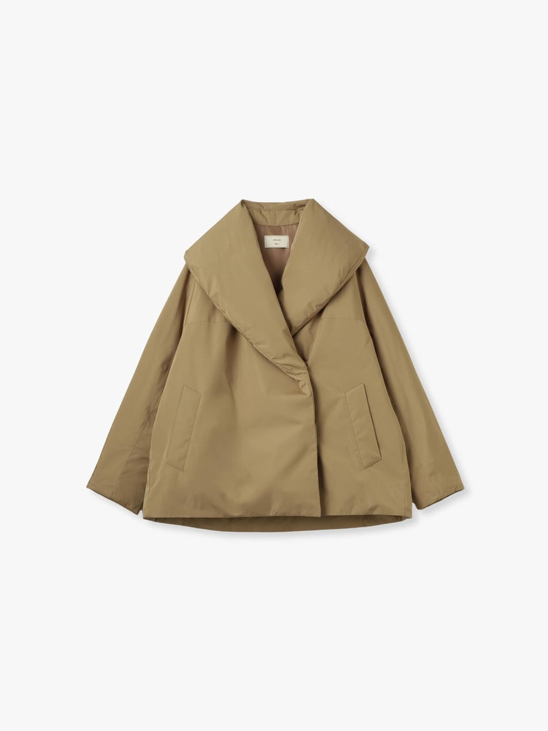 フォルムダウン ショールカラー コート（ベージュ）（プレオーダー） 詳細画像 beige 8
