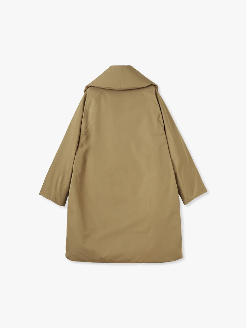 フォルムダウン ショールカラー ミドルコート（ベージュ）（プレオーダー） 詳細画像 beige 1