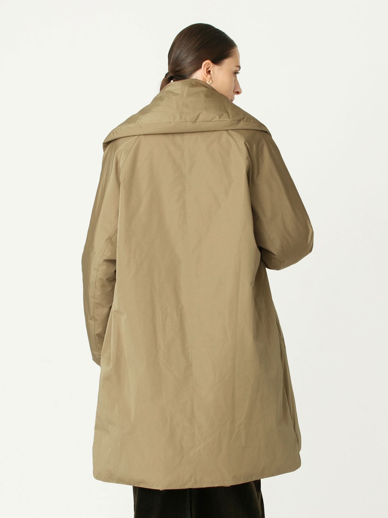 フォルムダウン ショールカラー ミドルコート（ベージュ）（プレオーダー） 詳細画像 beige 3