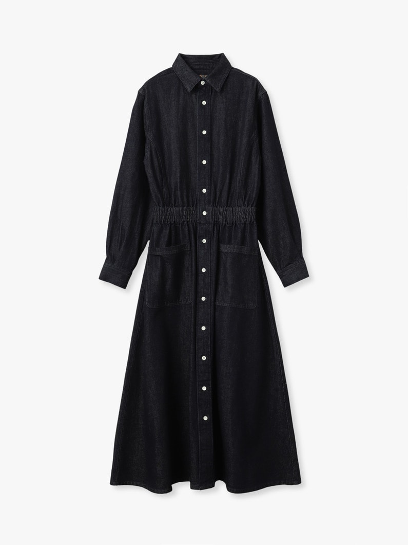 デニム インディゴ ドレス 詳細画像 indigo 5