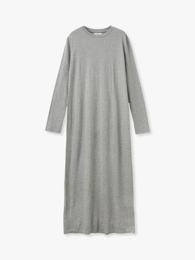 テンセル カットソー ドレス 詳細画像 gray 5