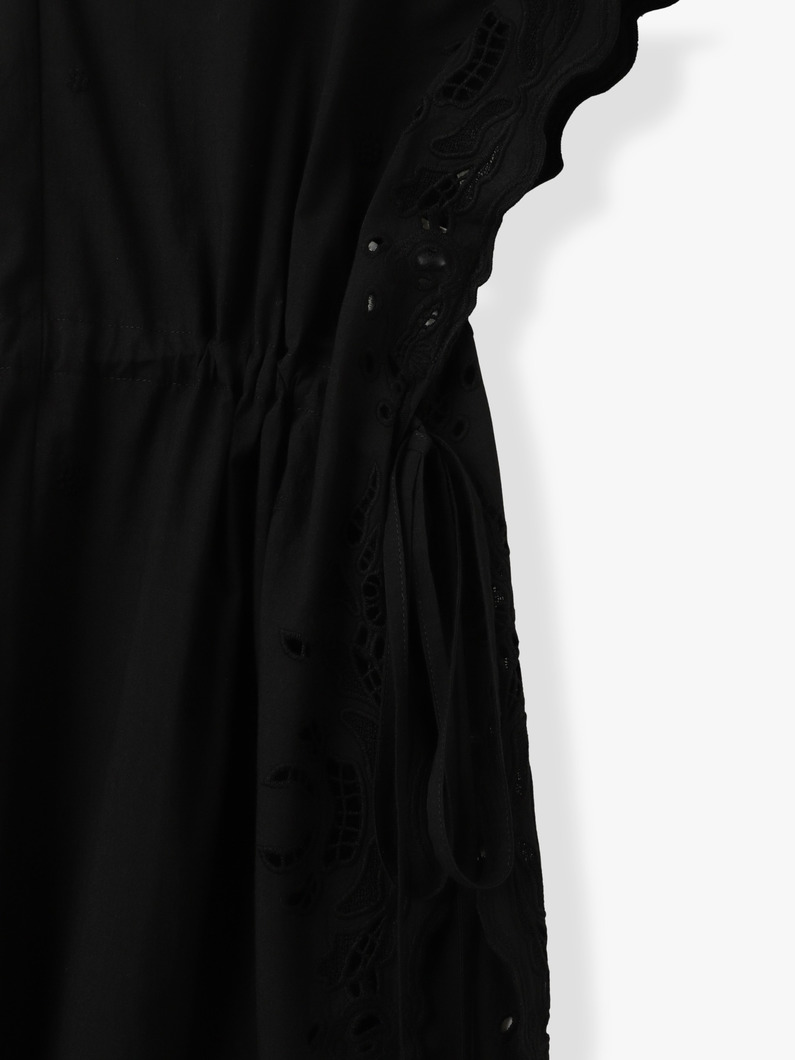 カットワーク カフタンドレス 詳細画像 white 3