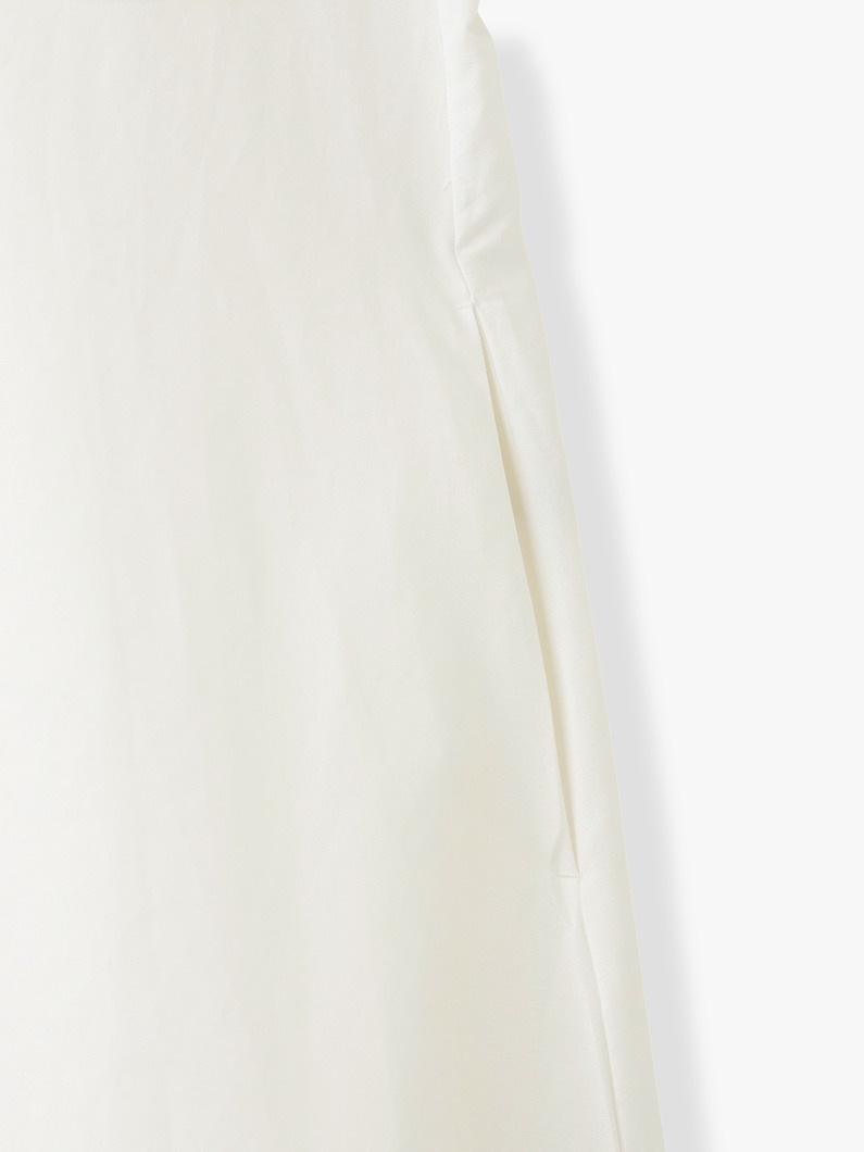 コットンリネン シャツドレス 詳細画像 white 3