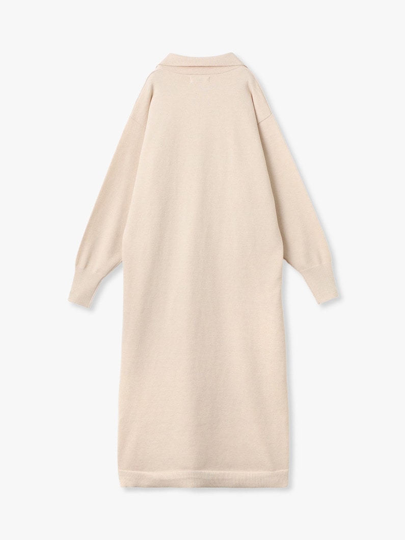 スキッパー ニット ドレス 詳細画像 beige 1