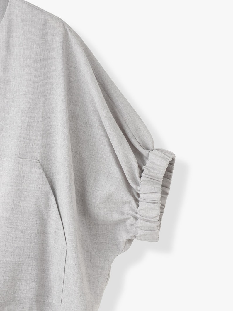 メランジ シアー ブルゾン 詳細画像 light gray 2
