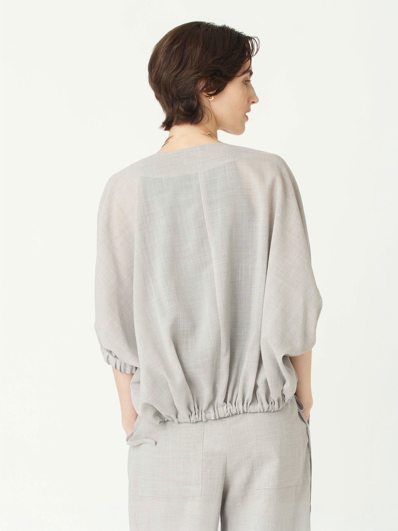 メランジ シアー ブルゾン 詳細画像 light gray 3