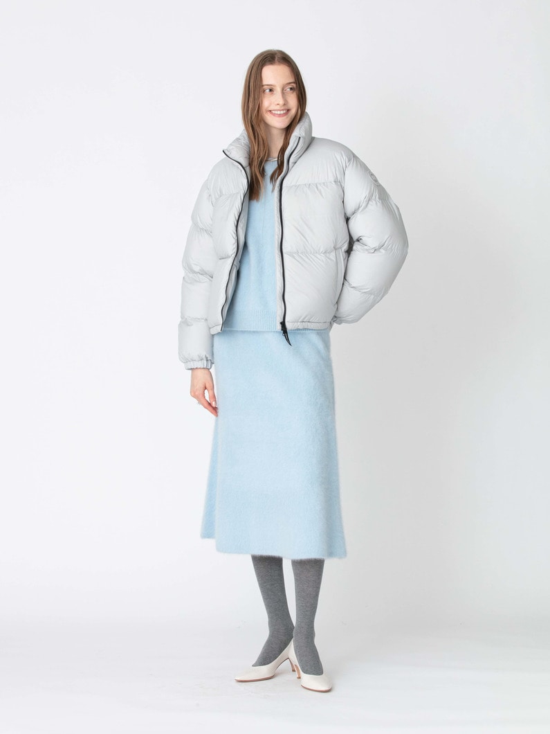 ファロン パッファー ジャケット トーナルレーベル（women） 詳細画像 light gray 4